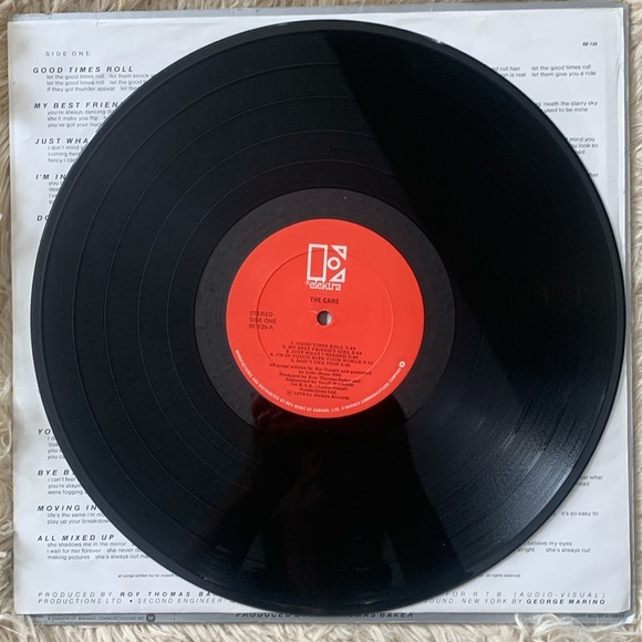 Self Titled 1978 Album From The Cars - Picture 5 of 6